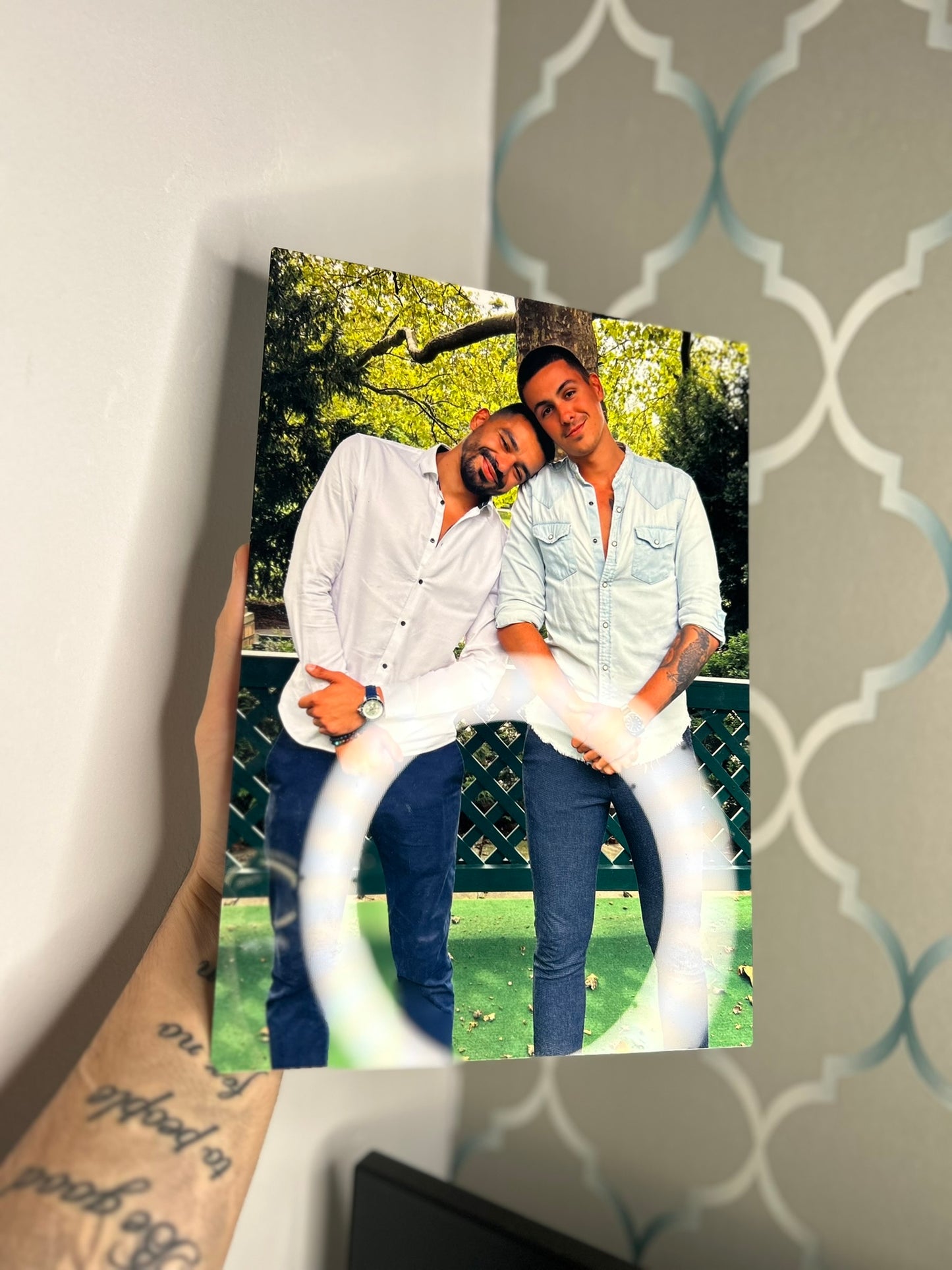 Személyre szabható prémium fémkép