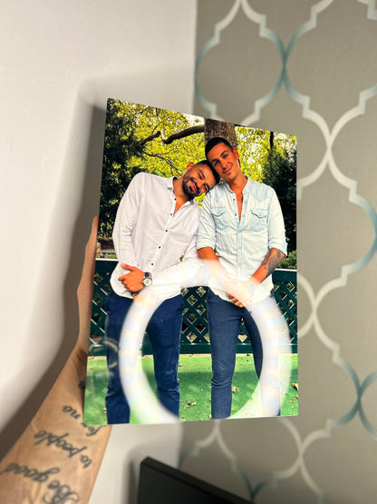 Személyre szabható prémium fémkép